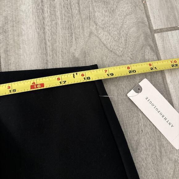 Anthropologie Maeve The Margot Kick Flare Pants Size XL Tall 30” In Black NWT - Picture 7 of 10